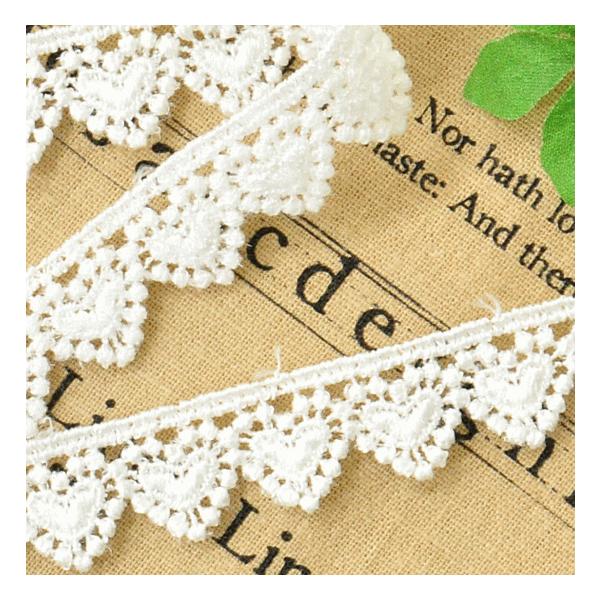 ＃ゆうパケット9点可素材：レーヨン幅約１．６cm　長さ約４．５ｍ国内のレース工場で生産をしています。