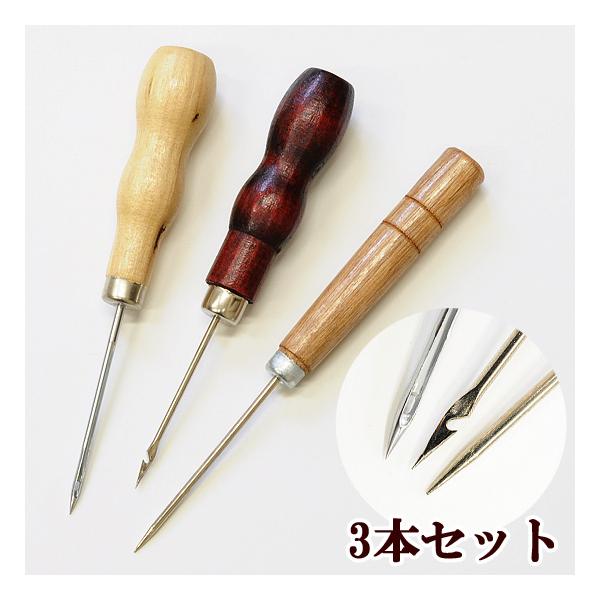 ゆうパケ可 難あり 目打ち 3本セット レザークラフト 革 レザー 補修 がま口 ミシン 工具 道具 千枚通し 糸 ハンドメイド 手作り 手芸 アクセサリー 製本 手作り工房 My Mama Yahoo 店 通販 Yahoo ショッピング