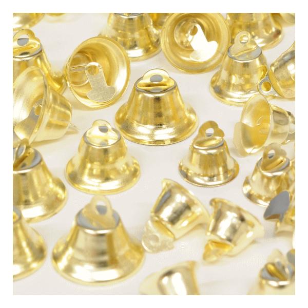 鈴 クリスマス ベル 全3サイズ 10〜15個 ゴールド#ゆうパケ40点可能クリスマスリース等に使っていただけるゴールドの可愛いベルですちゃんとチリンチリンと音もなります♪