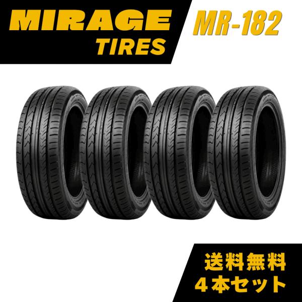 【全品5%OFF】185/55R16 4本セット 新品サマータイヤ MIRAGE MR-182 送料無料 輸入タイヤ