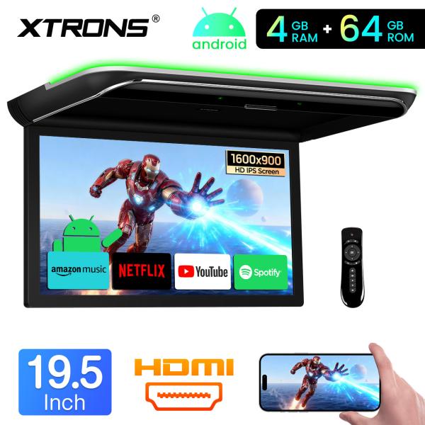 19インチ TFT LCD フリップダウンモニター 新品未使用 XTRONS（エクストロンス） フリップダウンモニター 19.5インチ