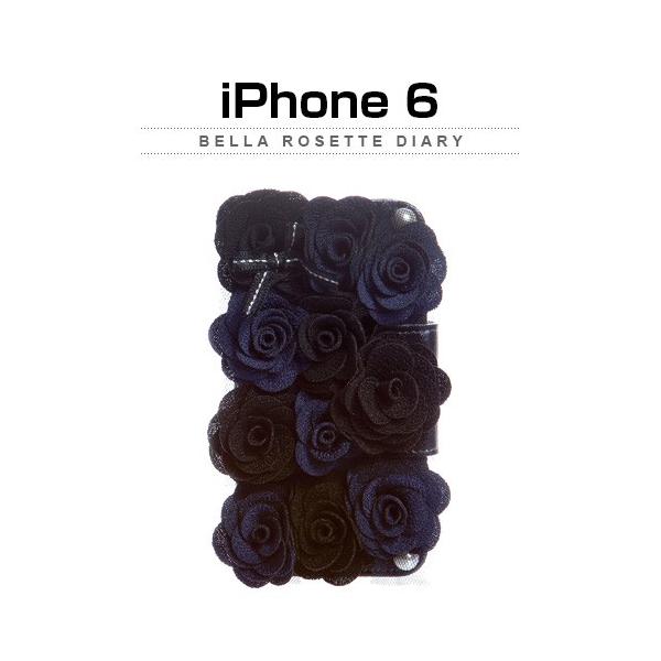 y󂠂 AEgbgziPhone6s/6 P[X Mr.H Bella Rosette Diaryix[bg_CA[j`F[Ȃ ACtH