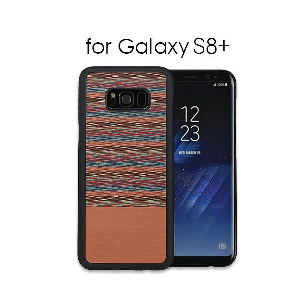 y󂠂 AEgbgzGalaxy S8{ P[X VR Man&amp;Wood Browny Checki}AhEbh uEj[`FbNjJo[ ؐ SC-03J SCV35