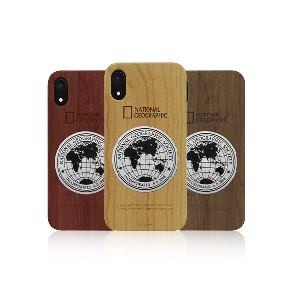 �y�󂠂� �A�E�g���b�g�ziPhone XS / X �P�[�X iPhone XR �P�[�X iPhone XS Max �P�[�X iPhone8/7 �P�[�X �J�o�[ National Geographic Metal-Deco Wood Case