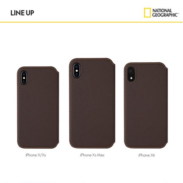 y󂠂zNational Geographic iPhone XS / X P[X 蒠^  Eco-Leather FOLIO CASE 5.8C` ACtH Jo[ iVWI