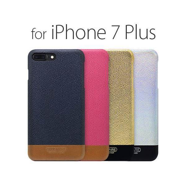 iPhone 8 Plus / 7 Plus �P�[�X HANSMARE LEATHER SKIN CASE II�i�n���X�}�� ���U�[�X�L���P�[�X2�j�A�C�t�H�� �J�o�[ �{�v