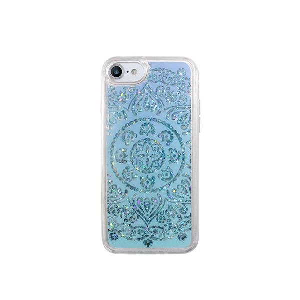 iPhone SE (3 / 2022N) P[X Jo[ icover Sparkle case White lace [iPhone SE2/8/7]