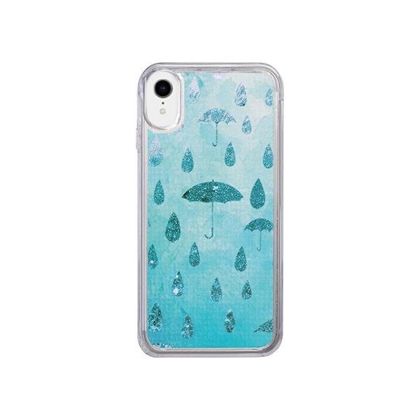 iPhone XS / X / iPhone XR �P�[�X icover Sparkle case Raining day�i���C�j���O�f�[�j�L���L�� ���� ����� �O���b�^�[ ���� �A�C�t�H�� �J�o�[