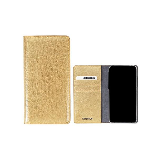 iPhone XS / X �P�[�X iPhone XS Max �P�[�X iPhone XR �P�[�XLAYBLOCK Saffiano Flip Case �蒠�^ �{�v �A�C�t�H�� ���U�[ �J�o�[