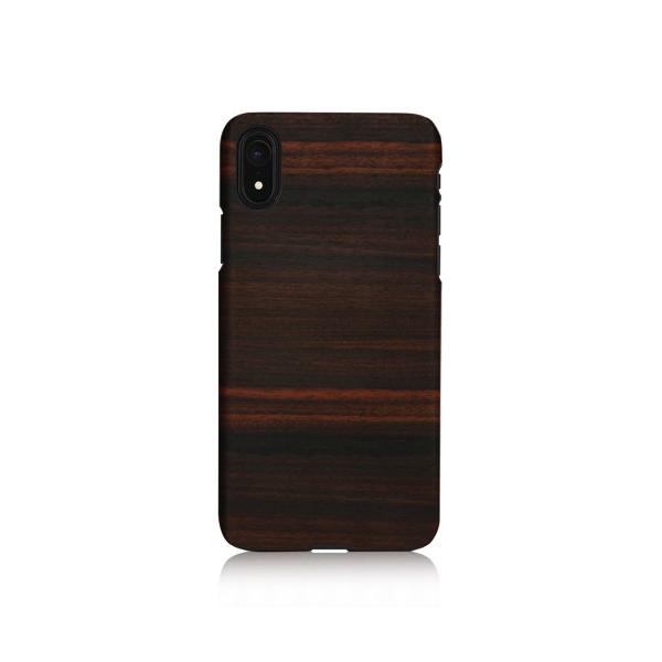 iPhone XR P[XVR ManWood Ebony i}AhEbh G{j[jACtH Jo[ ؐ