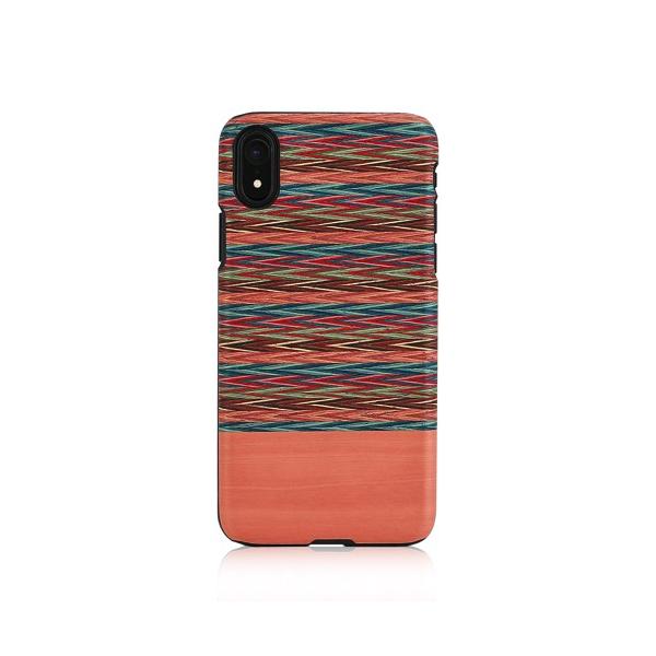 iPhone XR P[XVR Man&amp;Wood Browny Checki}AhEbh uEj[`FbNjACtH Jo[ ؐ