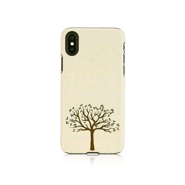 iPhone XS Max P[XVR Man&amp;Wood Apple treei}AhEbh Abvc[jACtH Jo[ ؐ