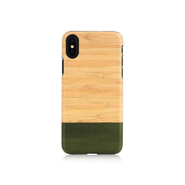 iPhone XS Max P[XVR Man&amp;Wood Bamboo Foresti}AhEbh ou[tHXgjACtH Jo[ ؐ |f