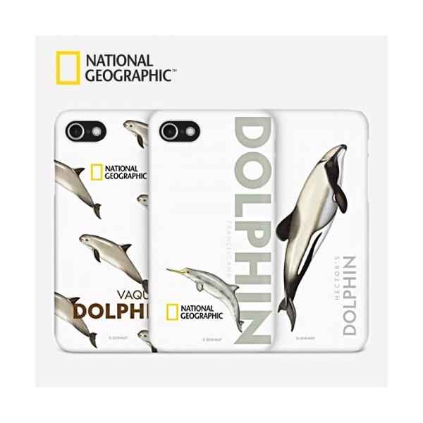 iPhone SE (3 / 2022N) P[X Jo[ National Geographic Dolphin Series Case Slim Fit Hard [iPhone SE2/8/7]