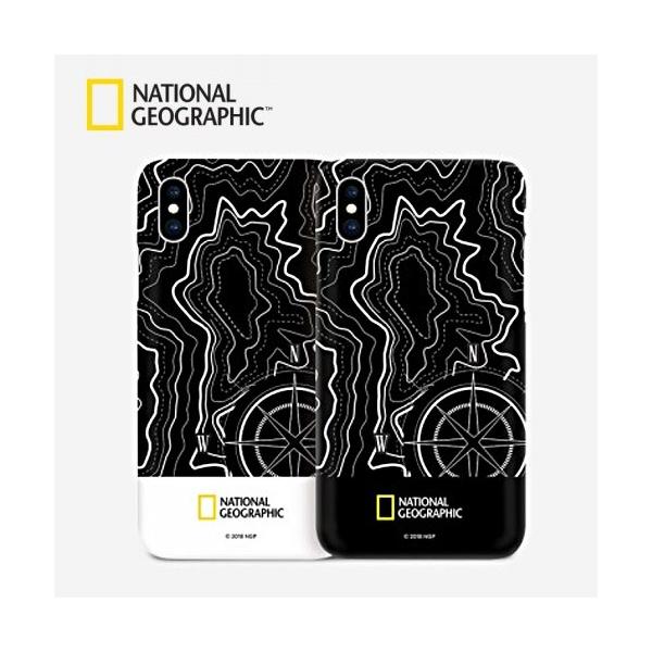 iPhone SE (3 / 2022N) P[X Jo[ National Geographic Topography Case Double Protective [iPhone SE2/11 Pro/11/XS/X/8 Plus/7Plus/8/7]