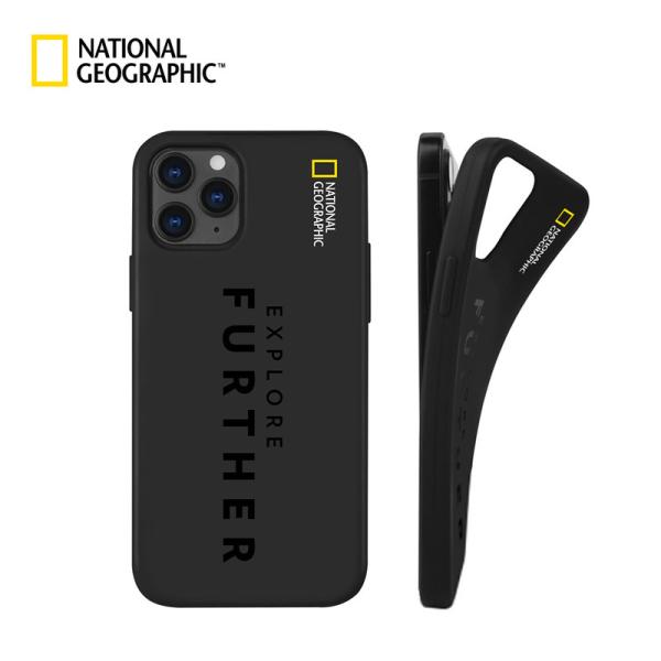 iPhone 12 mini / 12 Pro / 12 �P�[�X [iPhone 11 Pro/11 �P�[�X] National Geographic Explore Further Edition Lettering Soft Case �i�V���W�I