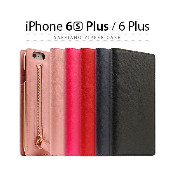 iPhone6s Plus/6 Plus �P�[�X �蒠�^ SLG Design Saffiano Zipper Case�i�G�X�G���W�[�f�U�C�� �T�t�B�A�[�m�W�b�p�[�P�[�X�j�A�C�t�H��