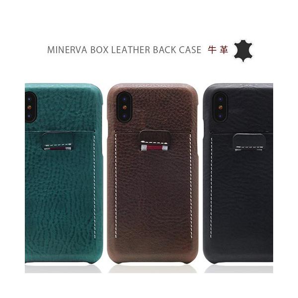 iPhone XS / X �P�[�X SLG Design Minerva Box Leather Back Case �{�v �A�C�t�H�� �J�o�[ ���U�[