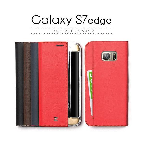 Galaxy S7 edge �P�[�X �蒠�^ ZENUS Buffalo Diary 2�i�[�k�X �o�b�t�@���[�_�C�A���[�j�M�����N�V�[ �G�X�Z�u�� �G�b�W