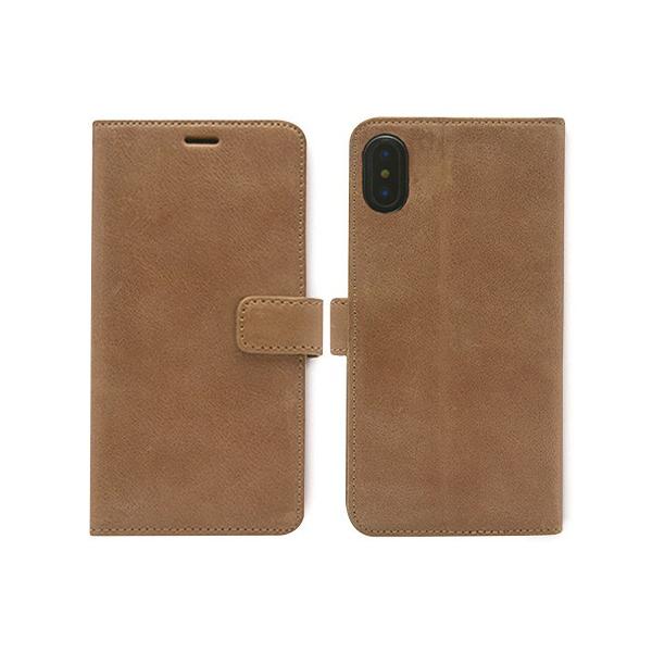 iPhone XS Max �P�[�X�蒠�^ �{�v ZENUS Vintage Diary�i�[�k�X �r���e�[�W�_�C�A���[�j�A�C�t�H�� �J�o�[