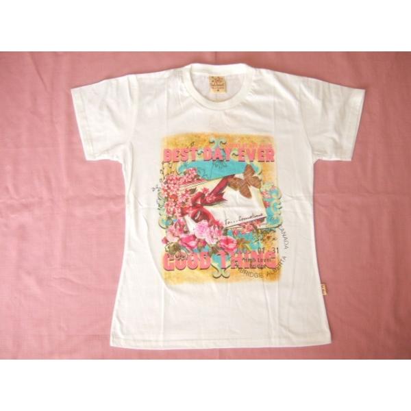 横浜最新 美しい花の楽園Flower♪魅惑のＴシャツ白 M, L Best Day Every 送料無料9(サイズを必ずお知らせ下さい)