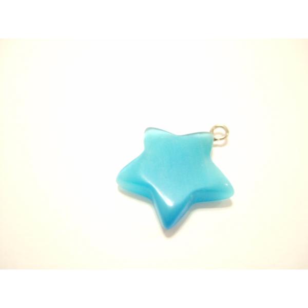 横浜最新 猫目石ブルー星♪魅惑のスターペンダントパーツ メンズレディース 送料180円 アクセサリーパーツ部品卸しポイント消化137