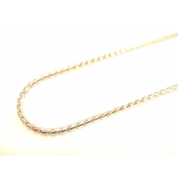 横浜最新 魅惑のスネークデザインチェーン♪ネックレス 65センチ 巾1.8ミリ メンズレディース 送料220円80