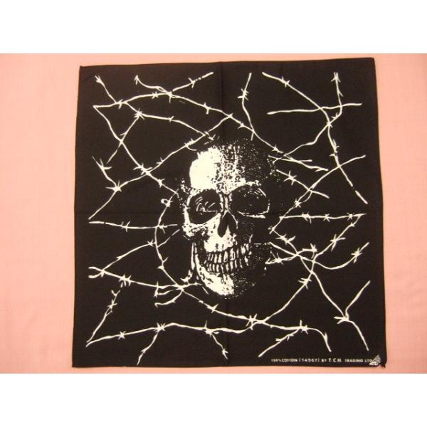 横浜最新 バンセンドクロ☆魅惑のバンダナ Skull 黒 同梱4枚まで送料180円52