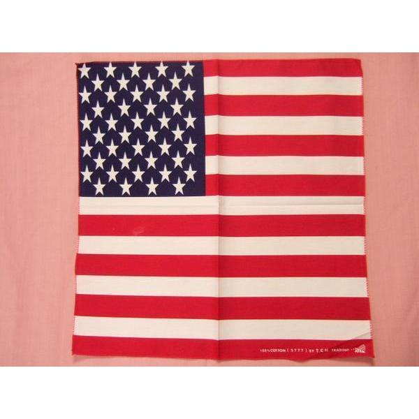 横浜最新 USAアメリカ国旗☆魅惑のバンダナ America 同梱4枚まで送料180円94a