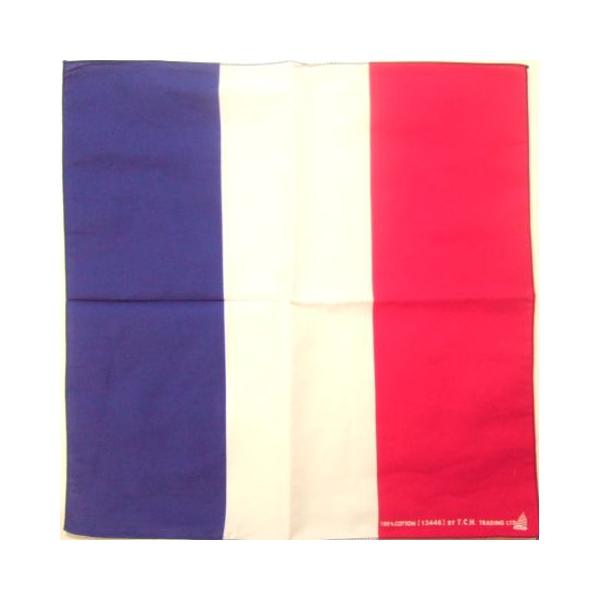 横浜最新 フランス国旗☆魅惑のバンダナ French Flag 同梱4枚まで送料180円44