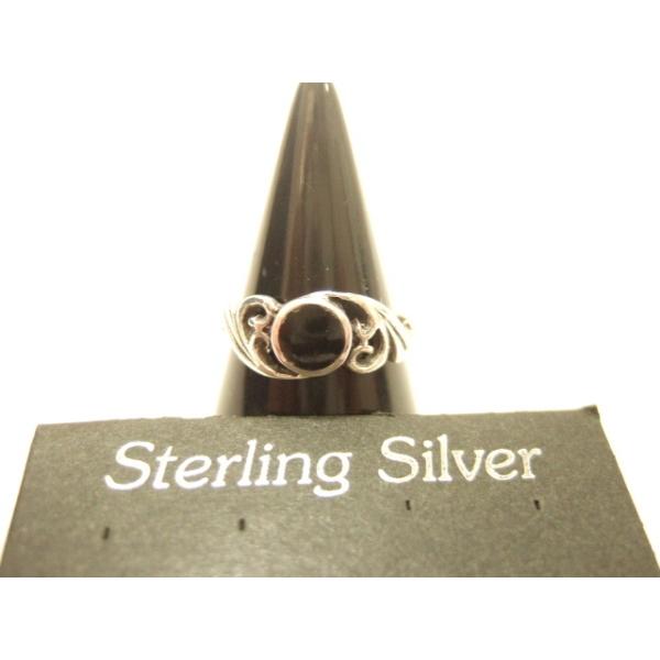 横浜最新 シルバー925SILVER銀ピンキーリング♪魅惑の波の紋様 ブラック 1〜8号 送料無料指輪2(サイズを必ずお知らせ下さい)