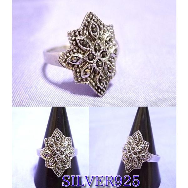 横浜最新 シルバー925SILVER♪魅惑の銀マーカサイトリング13〜16号 巾19ミリ メンズレディース送料無料11(サイズを必ずお知らせ下さい)