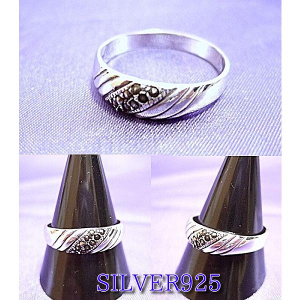 横浜最新 シルバー925SILVER♪魅惑の銀マーカサイトリング12〜19号 巾5.7ミリ メンズレディース 送料無料33サイズをお知らせ下さい