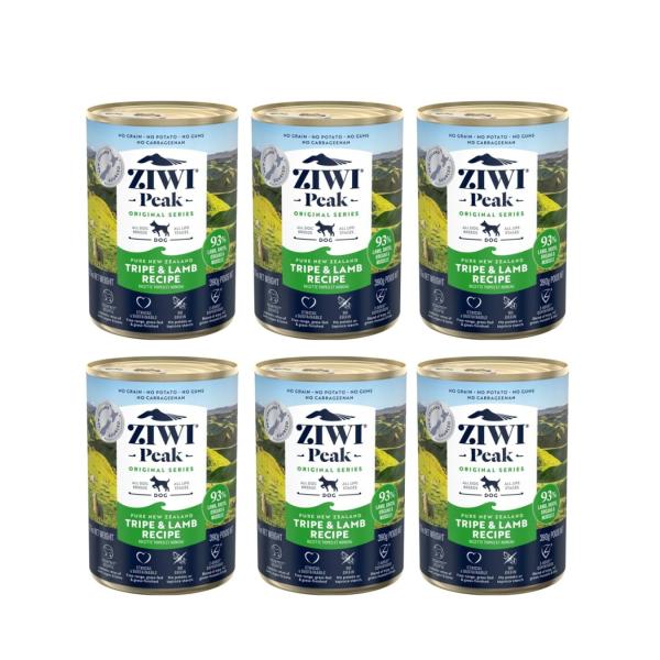 『期間限定セール』ZIWI PEAK ドッグ缶　ラム　390g x 6缶セット ZIWI（ジウィ） ジウィピーク ドッグ缶 トライプ＆ラム 390g 6缶セット