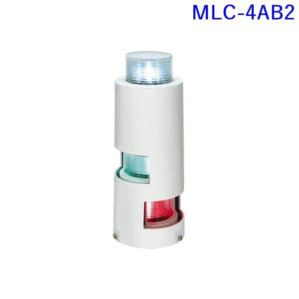 MLC-4AB2. LED小型船舶用船灯 第二種三色灯及び第二種白灯(マスト