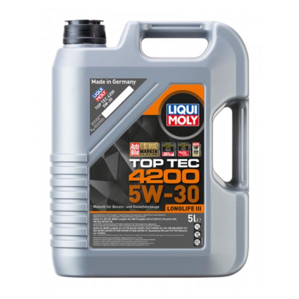20904. L GWIC. gbvebN4200@SAE 5W-30@API:SP@ACEA:C3@e:5bg (LIQUI MOLY. Top Tec)