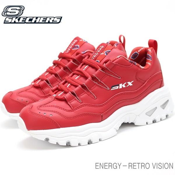 スケッチャーズ レディース 厚底 スニーカー Skechers Energy Timeless Vision Red エネルギー レトロビジョン red フットパークヌシセ 通販 Yahoo ショッピング