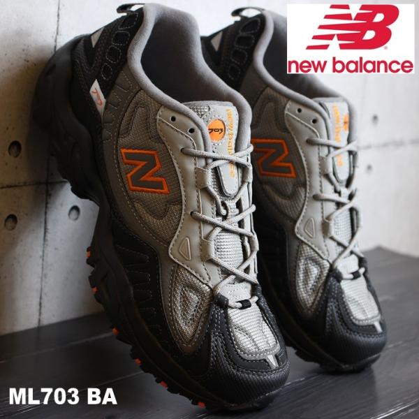 ニューバランス ML703 BA BLACK/ORANGE new balance 