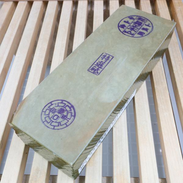 特選加藤鉱山中山車口浅葱砥石 仕上砥石 天然砥石 本物保証【未使用品】TS077