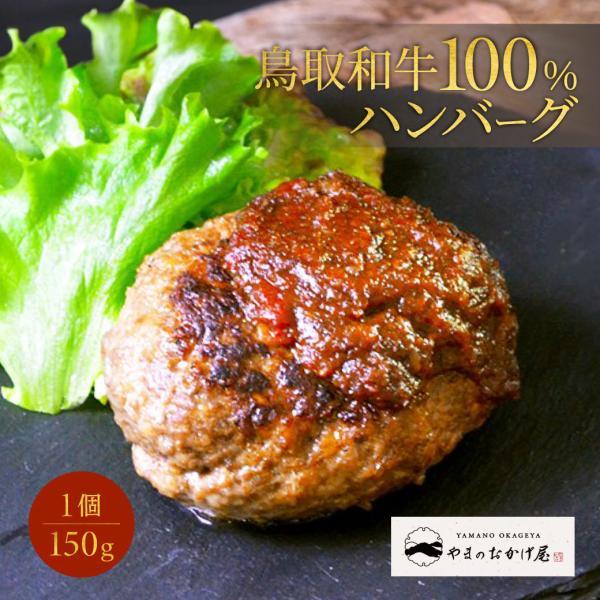 ハンバーグ ギフト 鳥取和牛 国産 牛肉 100％ 150g 1個 鳥取県産 贈り物 お祝い 産地直送 送料無料（北海道・沖縄を除く）