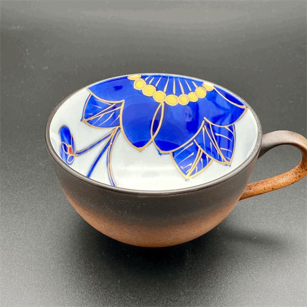 日本製 有田焼 藍桜 スープカップ カップ ゆのみ コップ かっぷ 和食器 