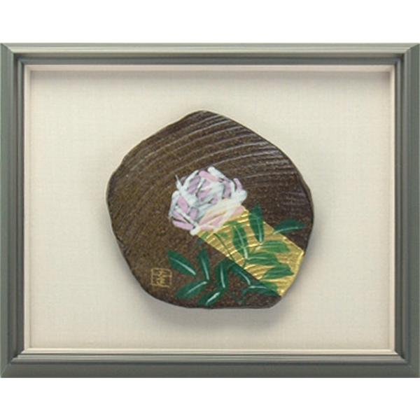 九谷焼 陶額 金箔バラ 陶板 陶板画 壁飾り 額縁 絵画 アート 九谷焼 陶額 金箔バラ 陶板 陶板画 壁飾り 額縁 絵画 アート