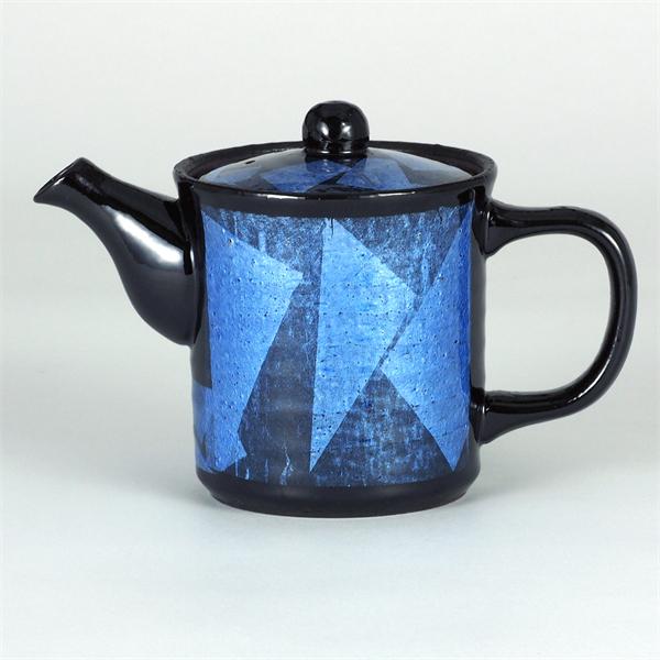 九谷焼 うまちゃ黒hhポット小 銀彩 青 お茶 おしゃれ 急須 ティーポット 可愛い きゅうす 来客用 御祝い 結婚祝い 取引先 卒寿 法人ギフト 新築 祝い 来客用 Radiohcjb Org