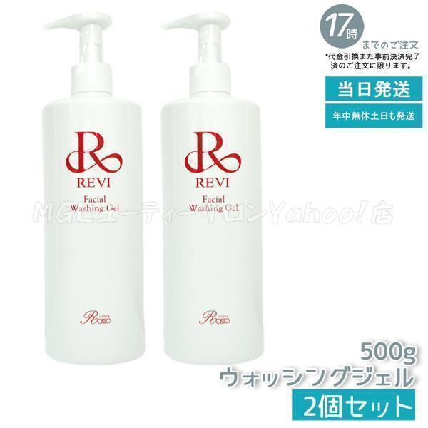 REVI 業務用　ウォッシングジェル　洗顔 REVI（ルヴィ） ウォッシングジェル 500g 2個セット 洗顔料 業務用