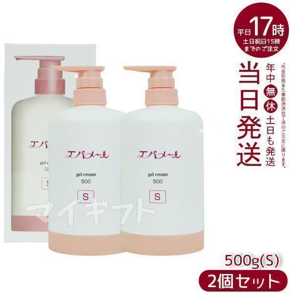 エバメール ゲルクリーム S ポンプ 500g 2個セット 本体