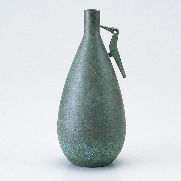 麻生三郎 作 青銅花瓶 閑象 麻生三郎 作 青銅花瓶 閑象