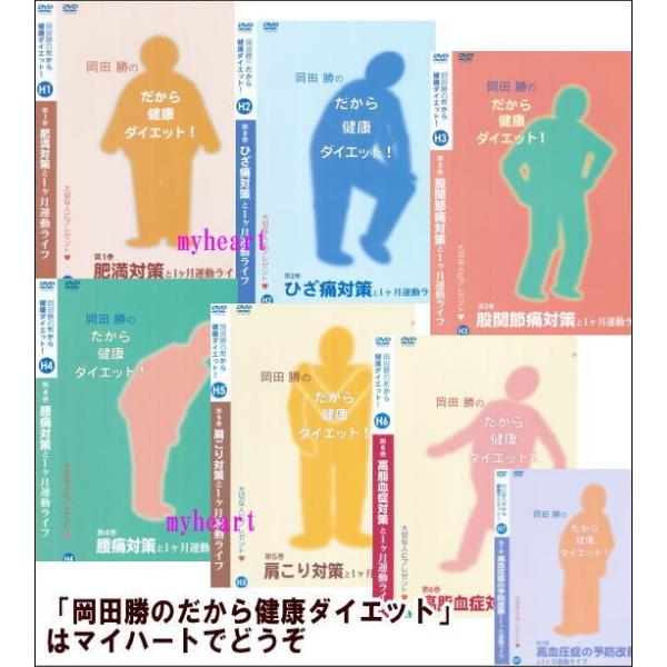 岡田勝のだから健康ダイエット！DVD7巻セット（ＤＶＤ）