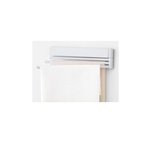 タカラスタンダード マグネット収納 どこでもラック フキン掛け（アルミタイプ・ホワイト） MGD-FH（W） 44762812（旧品番：41015461）