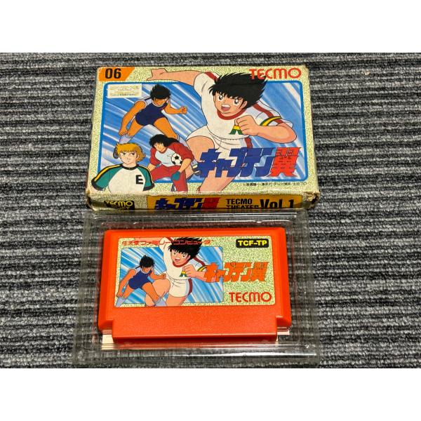 任天堂 ファミコン カセット ソフト キャプテン翼 箱 付き FC 任天堂 ファミコン カセット ソフト キャプテン翼 箱 付き FC