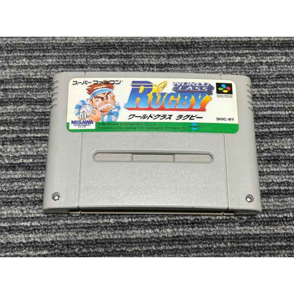 スーパーファミコン カセット ソフト ワールドクラス ラグビー SFC